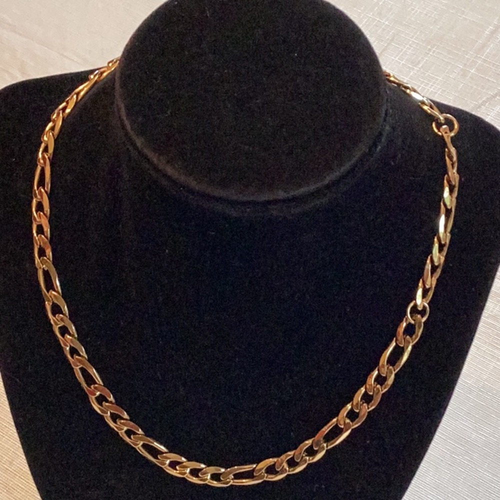 New Gold tone choker necklace